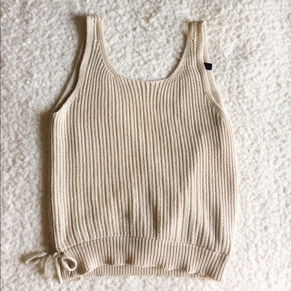 Moon + Madison Cream Knit Tank - Picture 2 of 9
